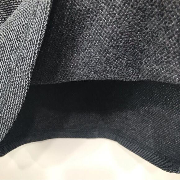 Prana Black Gray Colorblock  Drawstring Hood Cozy Long sleeve Tunic Fleece - Picture 13 of 15